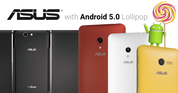 Asus lollipop Android 5.0
