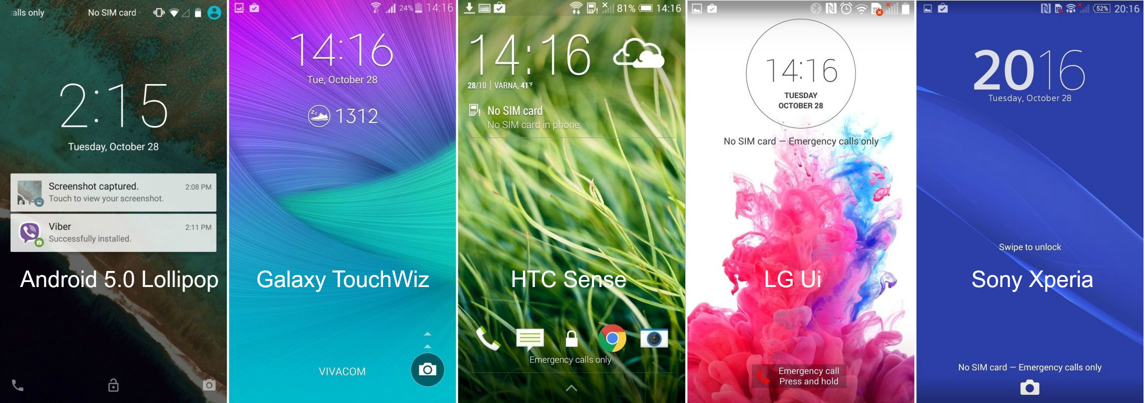 Ecran-de-verrouillage-Android-5.0-Lollipop-TouchWiz-Sense-LG-Sony-Xperia