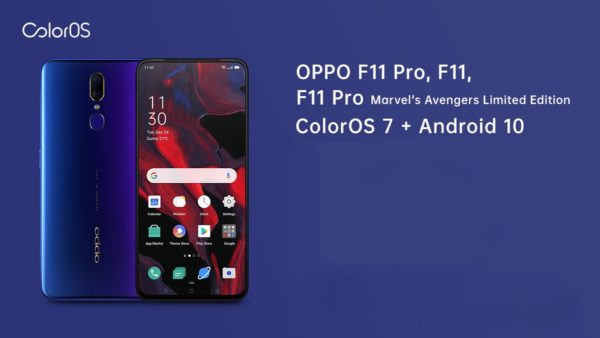 تحديث نظام أندرويد 10 ColorOS 7 هاتف OPPO F11 Pro