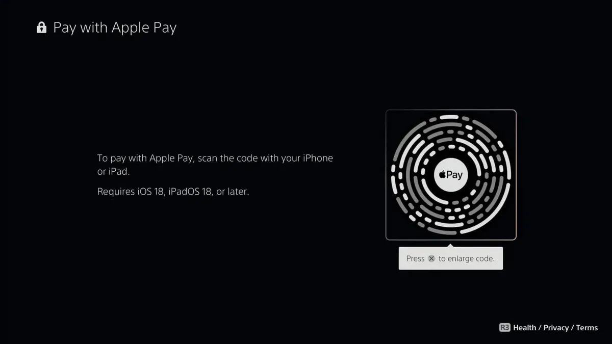 Apple Pay maintenant dispo sur PS5 (et bientôt sur PS4)