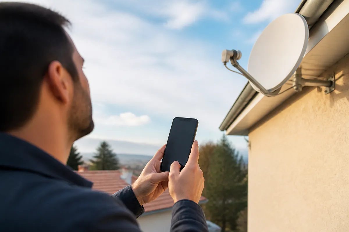 Comment régler sa parabole depuis son Smartphone
