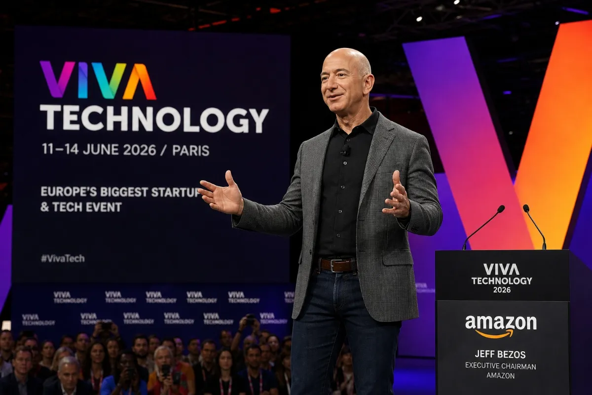 Jeff Bezos à VivaTech 2026 : l'IA créera une pénurie de main-d'œuvre