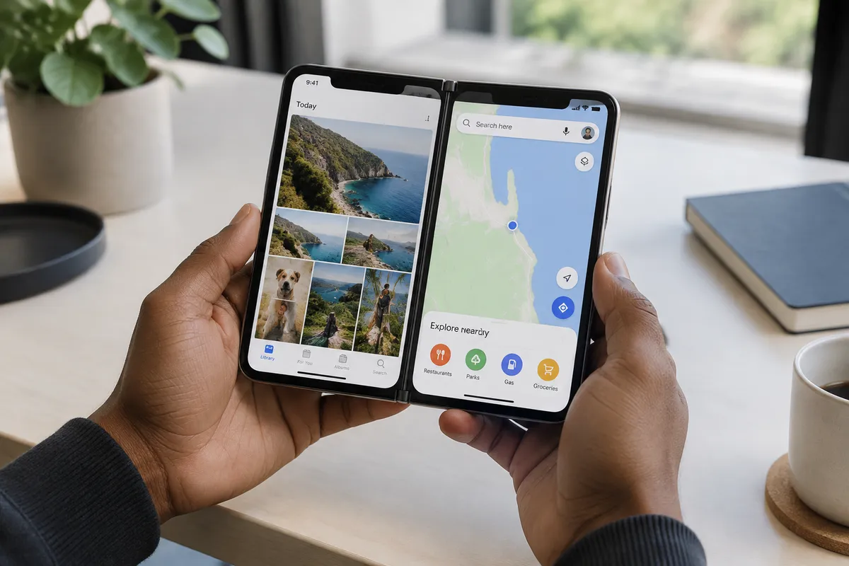 iPhone Duo : l'interface iOS repensée autour du pliable