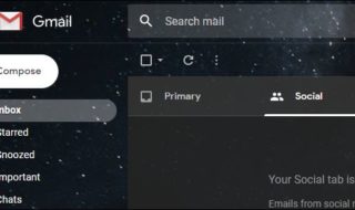 gmail dark