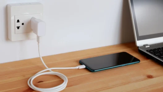 telephone qui charge la nuit