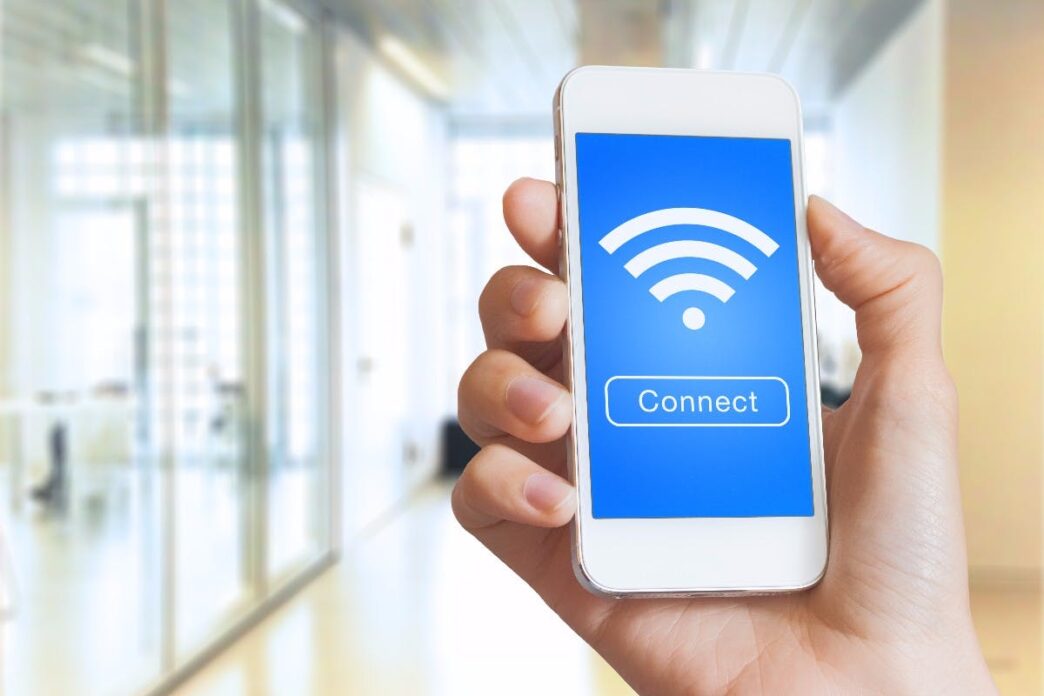 wifi sur un téléphone