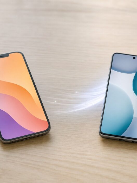 Passer d'iPhone à Android : migration des données entre les deux smartphones.